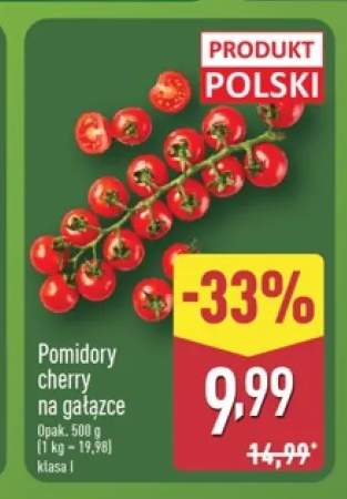 Pomidory cherry na gałązce