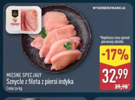 Sznycle z fileta z piersi indyka Mięsne Specjały