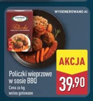 Policzki wieprzowe w sosie BBQ wolno gotowane Michna Food