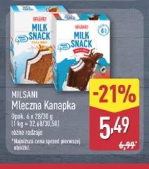 Mleczna kanapka Milk & Honey Milsani 6-pak +1 wariant