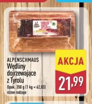 Wędliny dojrzewające z Tyrolu Alpenschmaus