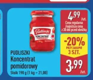 Koncentrat pomidorowy Pudliszki
