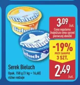Serek o smaku waniliowym Bieluch +1 wariant