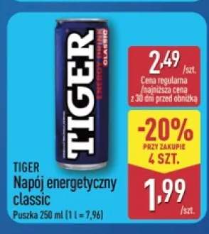 Napój energetyczny classic Tiger
