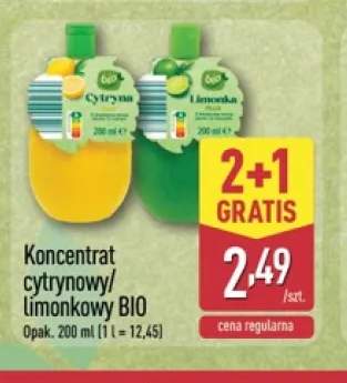 Koncentrat cytrynowy Bio +1 wariant