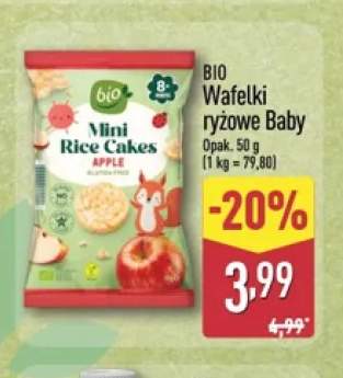 Wafelki ryżowe Baby Bio
