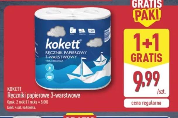 Ręczniki papierowe 3-warstwowe Kokett