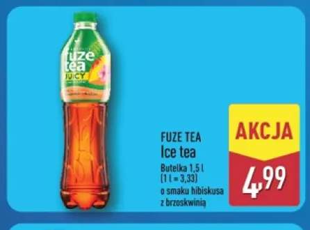 Ice tea o smaku hibiskusa z brzoskwinią Fuze