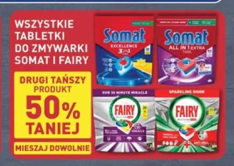 Tabletki do zmywarki Somat i Fairy +4 warianty