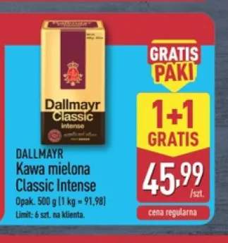 Kawa mielona Classic Intense Dallmayr