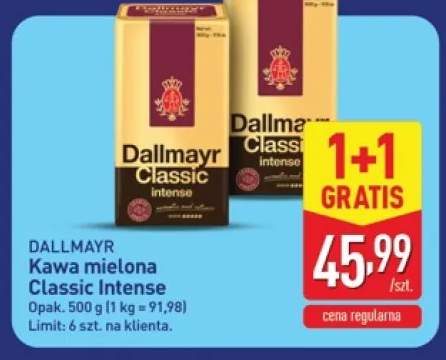 Kawa mielona Classic Intense Dallmayr