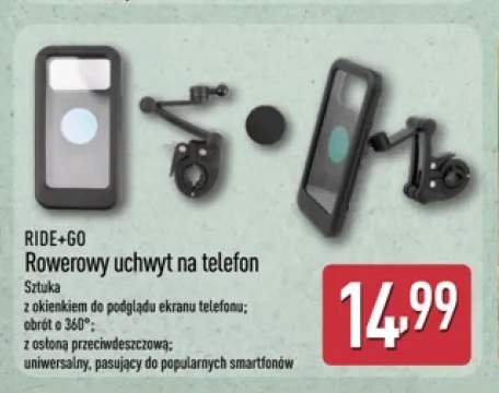 Rowerowy uchwyt na telefon Ride+Go