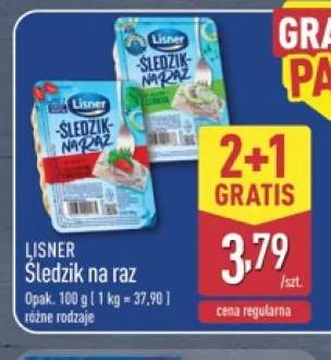 Śledzik na raz Lisner