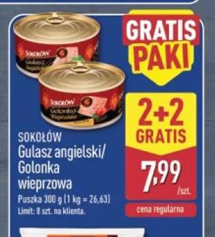 Gulasz angielski Sokołów +1 wariant