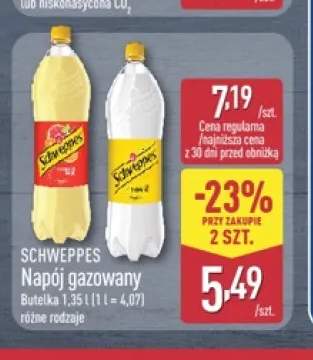 Napój gazowany Schweppes