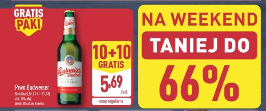 Piwo Budweiser