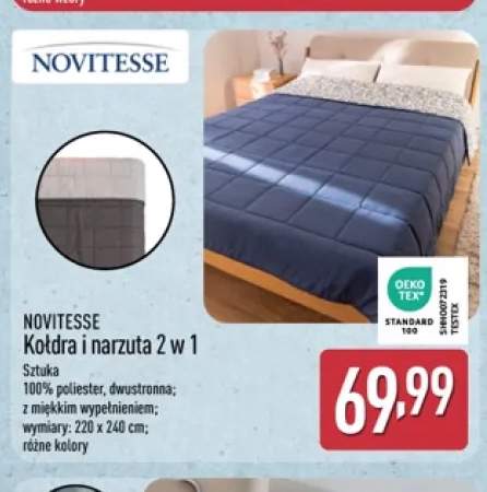 Kołdra i narzuta 2 w 1 220x240 cm Novitesse