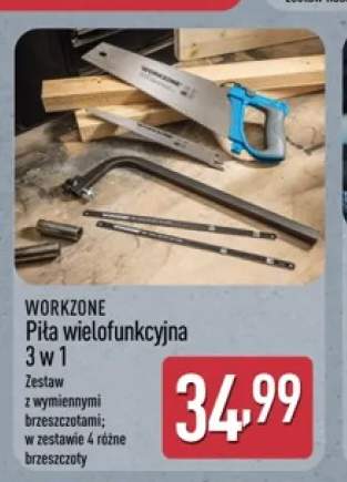 Piła wielofunkcyjna 3 w 1 Workzone