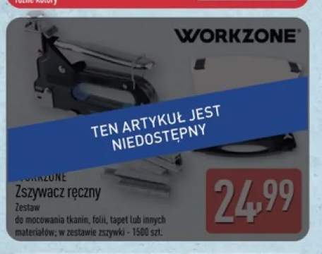 Zszywacz ręczny Workzone