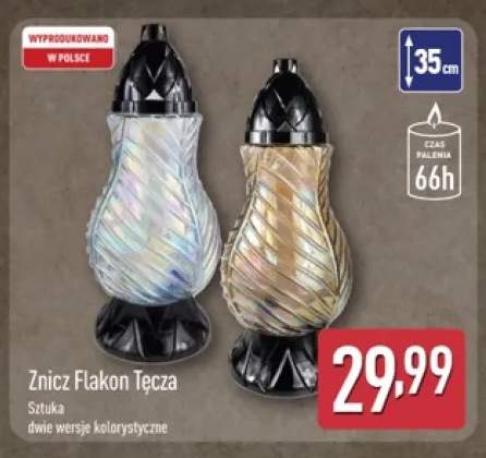 Znicz Flakon Tęcza