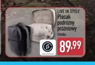 Plecak podróżny próżniowy Live in Style