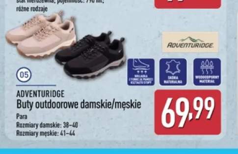 Buty outdoorowe damskie/męskie Adventuridge