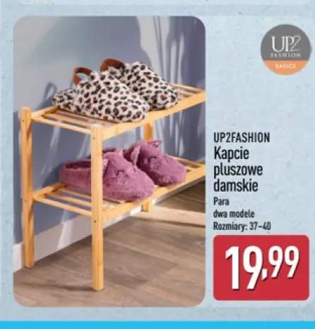 Kapcie pluszowe damskie UP2FASHION