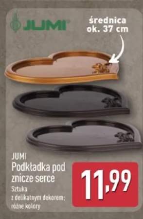 Podkładka pod znicze serce Jumi