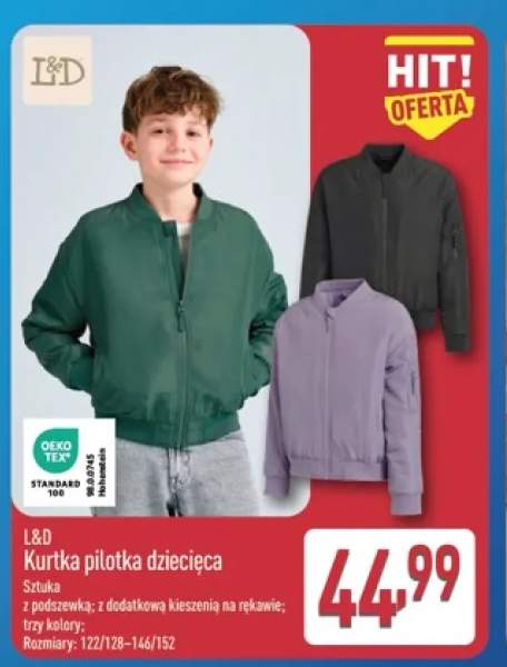 Kurtka pilotka dziecięca L & D