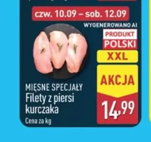 Filety z piersi kurczaka Mięsne Specjały