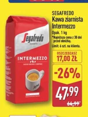 Kawa ziarnista Intermezzo Segafredo