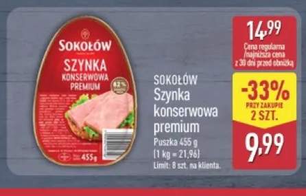 Szynka konserwowa premium Sokołów