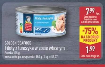 Filety z tuńczyka w sosie własnym Golden Seafood