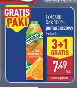 Sok pomarańczowy Tymbark 100%