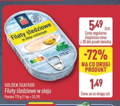 Filety śledziowe w oleju Golden Seafood