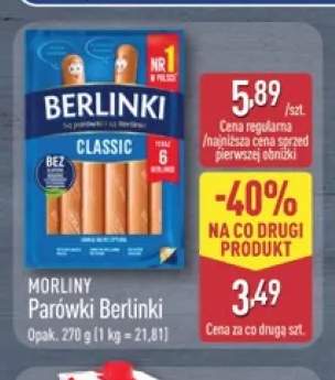 Parówki Berlinki Classic Morliny