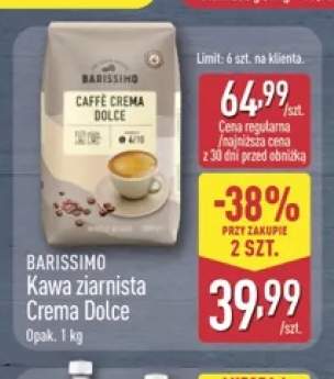 Kawa ziarnista Crema Dolce Barissimo