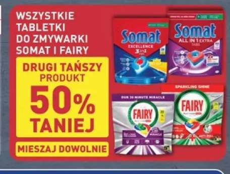 Tabletki do zmywarki Somat i Fairy
