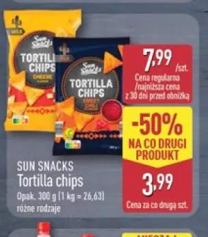 Tortilla chips Cheese Sun Snacks +1 wariant