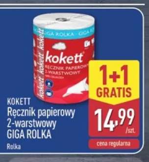 Ręcznik papierowy 2-warstwowy Giga Rolka Kokett