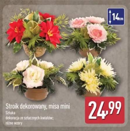 Stroik dekorowany misa mini