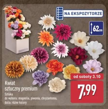 Kwiat sztuczny premium magnolia +3 warianty