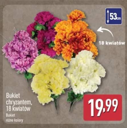 Bukiet chryzantem 18 kwiatów