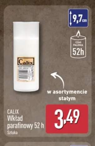 Wkład parafinowy 52 h Calix