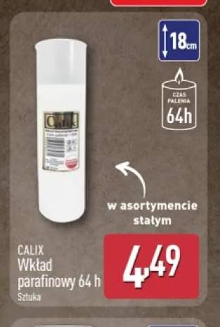 Wkład parafinowy 64 h Calix