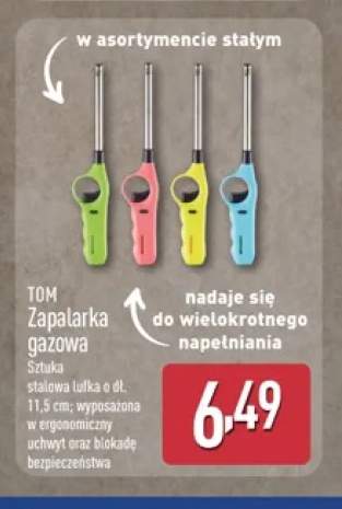 Zapalarka gazowa Tom