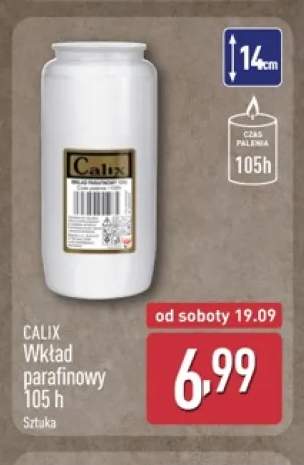 Wkład parafinowy 105 h Calix
