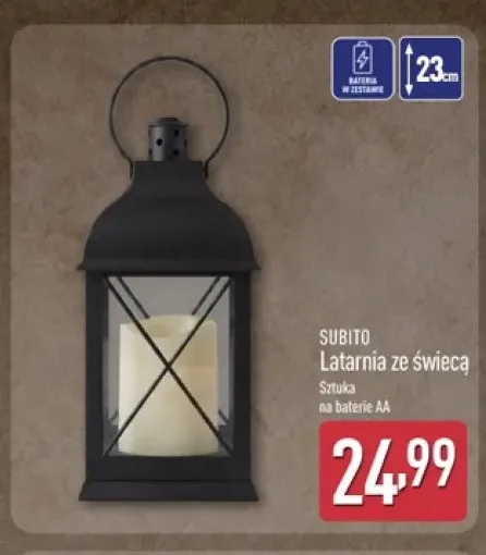 Latarnia ze świecą Subito
