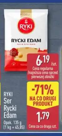 Ser Rycki Edam w plastrach Ryki
