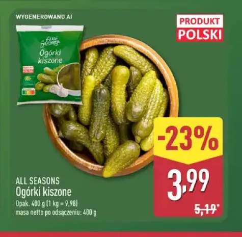 Ogórki kiszone All Seasons